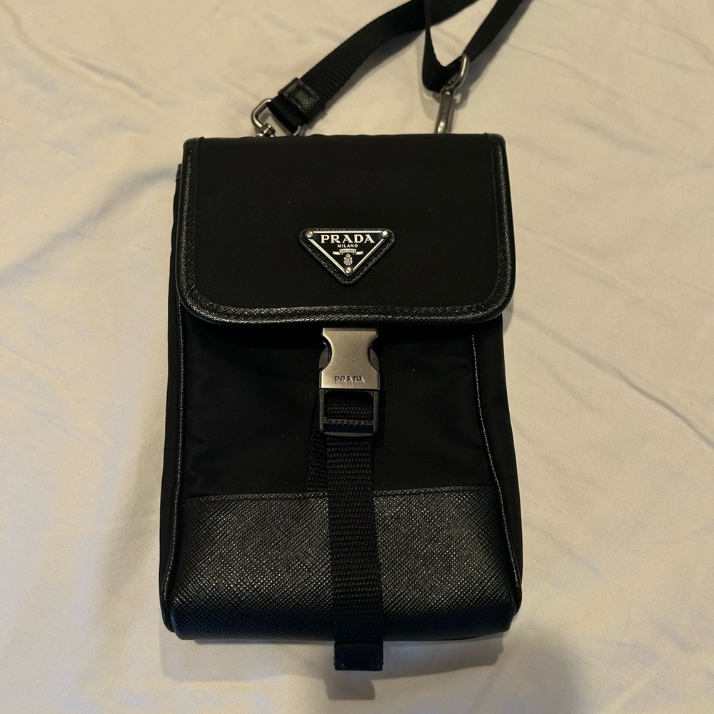 Prada Black Men's Belt Bag